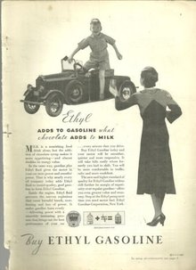 1932 Good Housekeeping Advertisment for Ethyl Gasoline