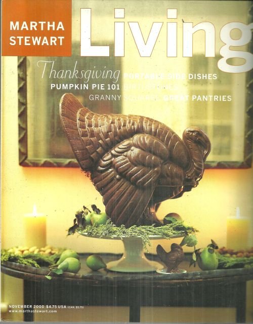 Martha Stewart Living November 2000 Thanksgiving in Ojai