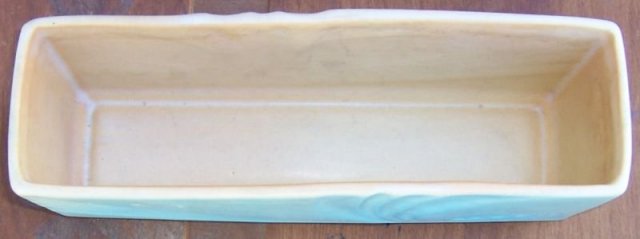 Vintage Roseville Pottery Florane Window Box Planter 96-10 Blue Glaze