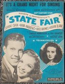 It's a Grand Night for Singing From State Fair Jeanne Crain 1945 Sheet Music