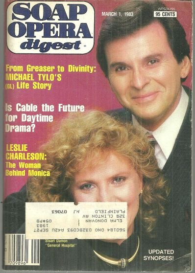 Soap Opera Digest March 1, 1983 Alan and Monica from General Hospital on Cover