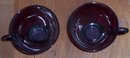 Set of Two Vintage Anchor Hocking Ruby Red Glass Cups