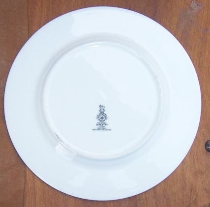 Vintage Royal Doulton China Tapestry Pattern Luncheon Plate