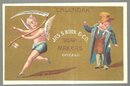 Victorian Trade Card For Jas. S. Kirk Soap Makers, Chicago with Father Time