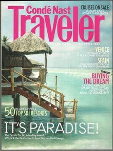 Conde Nast Traveler Magazine December 2003 Reinventing the South Pacific