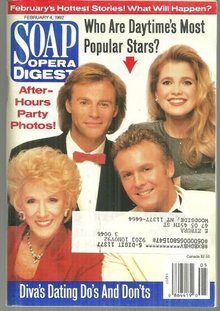 Soap Opera Digest Magazine February 4, 1992 Daytime's Most Popular Stars Cover
