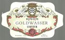 Vintage Label for Raga Goldwasser Liqueur