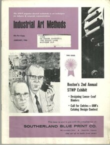 Industrial Art Methods Magazine January 1966 Designing Those Loose Leaf Covers