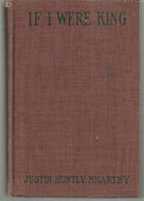 If I Were King by Justin Huntly Mccarthy 1929 Photoplay Edition w/ Dennis King