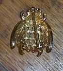 Vintage Gold Tone Napier Bumble Bee Scatter Pin