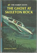 Ghost at Skeleton Rock by Franklin Dixon Hardy Boys #37 1966 Matte Blue Cover