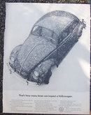 1964 Volkswagen Saturday Evening Post Magazine Advertisement