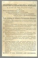 Victorian Trade Card for Colburn's Philadelphia Mustard with Big Game Hunter
