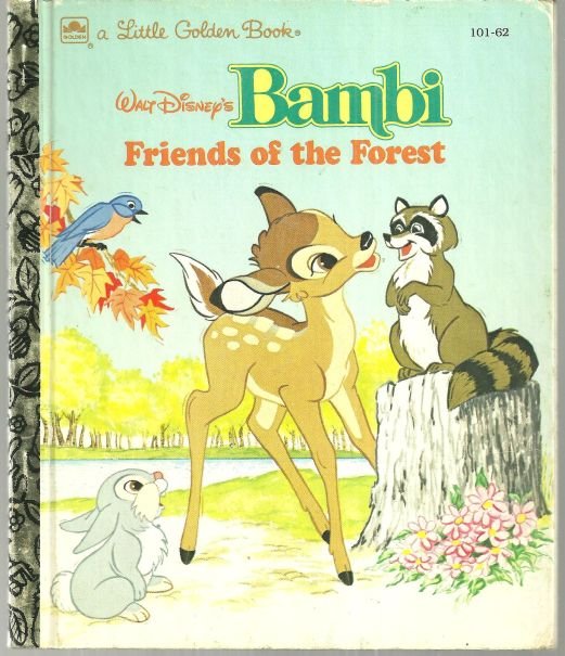 Walt Disney's Bambi Friends of the Forest 1993 Little Golden Book Vol. 10162