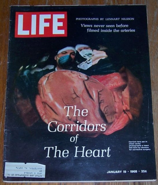 Life Magazine January 19, 1968 Corridors of the Heart On cover