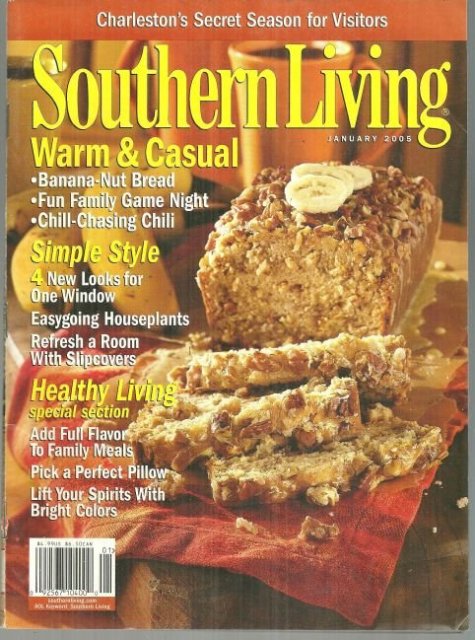 Southern Living Magazine January 2005 Comfort Food on the Cover
