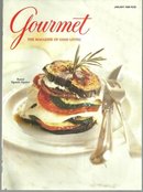 Gourmet Magazine January 1996 Roasted Vegetable Napoleon on the Cover