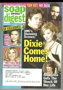 Soap Opera Digest February 14, 2006 Dixie Comes Home on the Cover