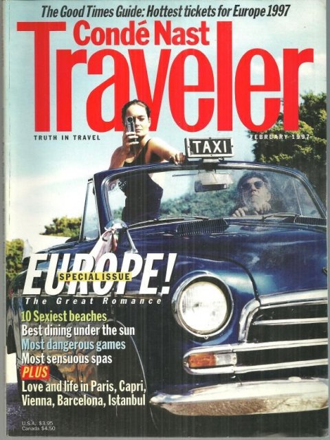 Conde Nast Traveler Magazine February 1997 Special Issue Europe