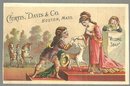 Victorian Trade Card for Welcome Soap with Royal Courting Couple