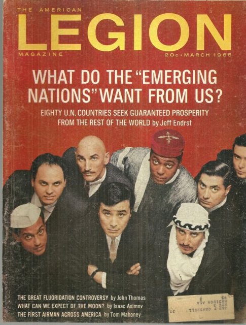 American Legion Magazine March 1965 What Can We Expect of the Moon