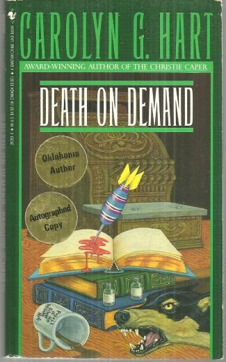 Death on Demand Signed by Carolyn Hart 1987 Death on Demand Cozy Mystery