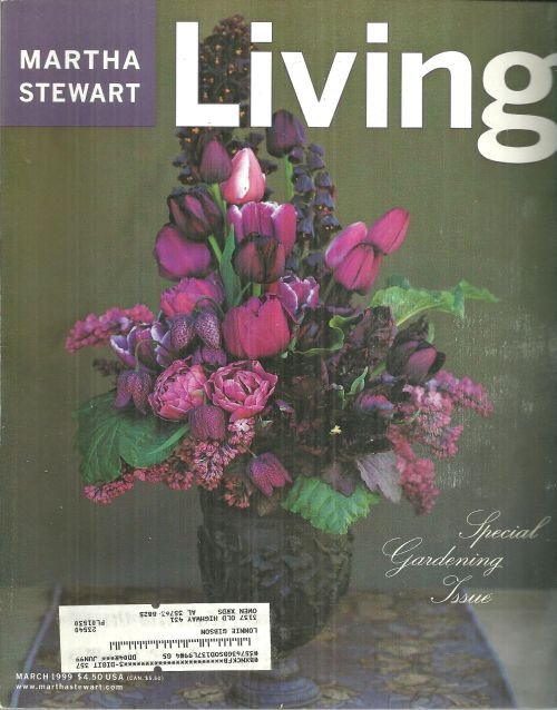Martha Stewart Living Magazine March 1999 Special Gardening Issue