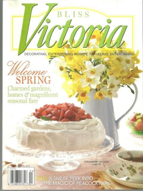 Victoria Magazine March/April 2010 Welcome Spring Old Kentucky Home