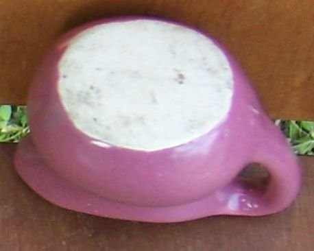 Vintage Minature Matte Glaze Mauve Pitcher