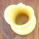 Vintage USA Minature Yellow Pottery Vase