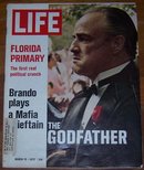 Life Magazine March 10, 1972 Brando Plays a Mafia Chieftain, The Godfather Cover