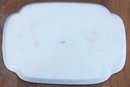 Vintage Nippon China Square China Tray with Handpainted Yellow & Pink Flowers