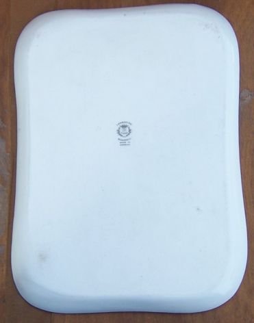 Vintage Lamberton Scammeli China Lycoming Serving Tray with Gold Trim