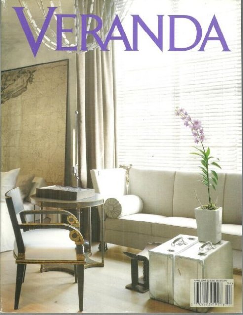 Veranda Magazine March/April 2003 Joanna and Sidney Poitier at Home