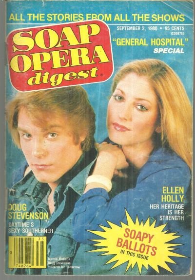 Soap Opera Digest Magazine September 2 1980 Marcia McCabe and Doug Stevenson SFT
