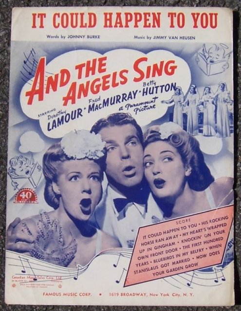 It Could Happen to You Starring Dorothy Lamour, Fred MacMurray and Betty Hutton