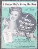 I Wonder Who's Kissing Her Now starring June Haver and Mark Stevens 1936 Music