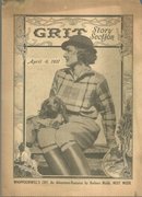Grit Story Section April 7, 1937 Vintage Fiction, Poetry, Jokes and Comics