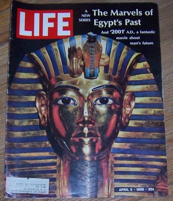 Life Magazine April 5, 1968 King Tut, The Marvels of Egypt's Past on cover