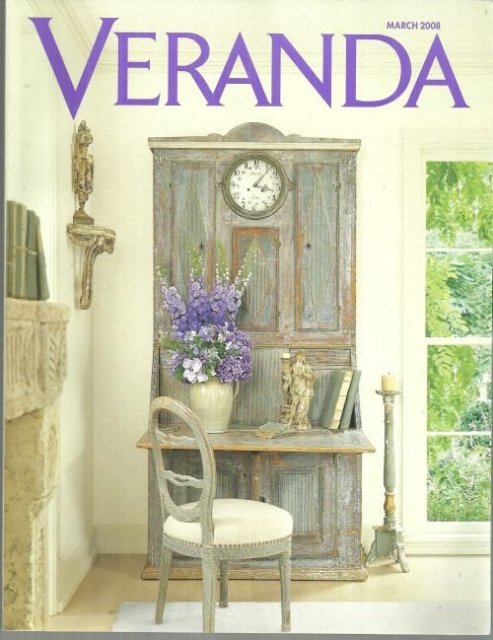 Veranda Magazine March 2008 Art and Antiques