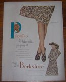 1947 Berkshire Stockings Life Magazine Advertisement Palomino Stocking Color