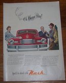 1947 Nash 600 Automobile Life Magazine Advertisement Oh Happy Day