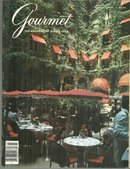 Gourmet Magazine March 1983 Courtyard Garden Plaza-Athenee, Paris on Cover