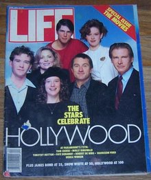 Life Magazine April 1987 Stars Celebrate Hollywood on Cover