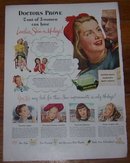 1947 Palmolive Life Magazine Advertisement Lovely Lady Testimonials