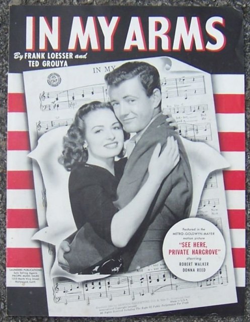 In My Arms From See Here Private Hargrove starring Robert Walker and Donna Reed