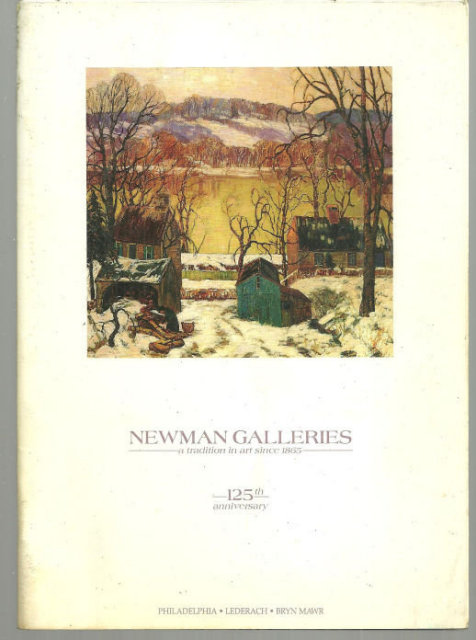 Newman Galleries Art Catalog with Price List Illustrated 125th Anniversary 1990