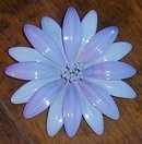Vintage Purple Enamel Flower Pin