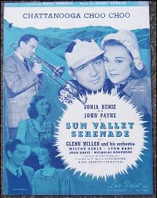 Chattanooga Choo Choo From Sun Valley Serenade Sonja Henie and John Payne 1941