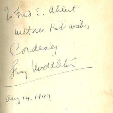 These Things Are Mine the Autobiography of a Journeyman Playwright Signed 1st ed